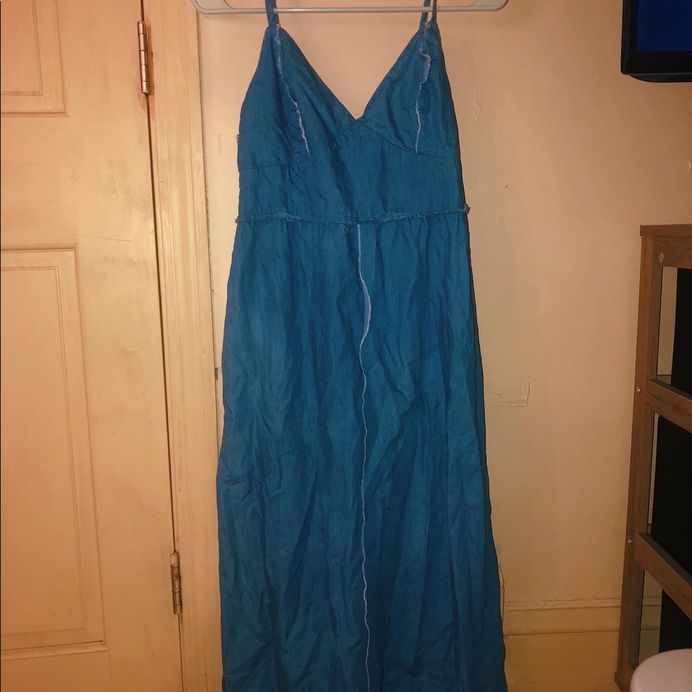 Blue sundress